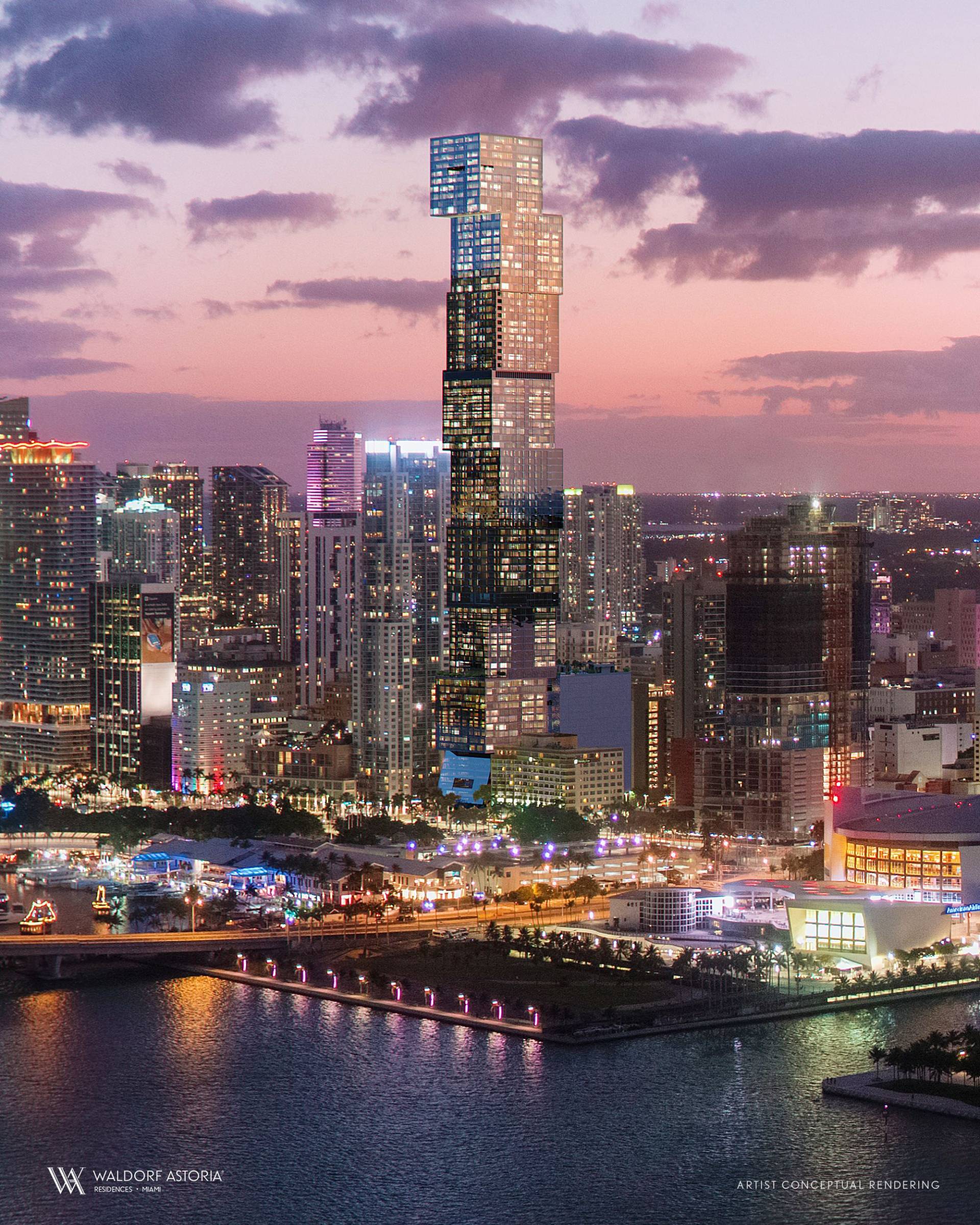 Waldorf Astoria Residences Miami, Downtown Miami